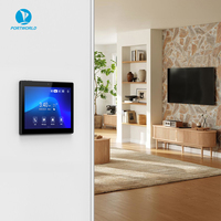 Panel Táctil de Pared Android/Linux de 10 Pulgadas SM1011 4GB+32GB Pantalla IPS para Control Inteligente del Hogar y Garaje Control por Voz CE RoHS
