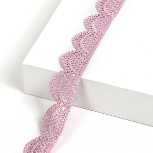 Bán Hot Thiết Kế Mới Sóng Shape Nước Hòa Tan Hóa Chất Thêu Biên Giới Pháp Ren Trim - Product Image 4