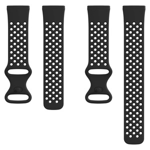 适用于 <span class=keywords><strong>Fitbit</strong></span> <span class=keywords><strong>Versa</strong></span> <span class=keywords><strong>3</strong></span>/4 运动智能手表表带配件 软硅胶腕带 橡胶表带 - Product Image 6