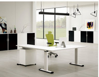 Bureau de direction électrique à hauteur réglable, bureau debout pour usage professionnel, vente chaude, 3 niveaux de réglage
