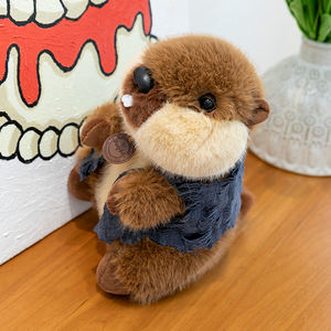 Juguete de Peluche de <span class=keywords><strong>Marmota</strong></span> Personalizado al por Mayor, Animal de Peluche Suave y Lindo, Juguetes de <span class=keywords><strong>Marmota</strong></span> y <span class=keywords><strong>Castor</strong></span> para Niños - Product Image 4
