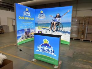 Выставочный световой короб из ткани алюминиевый выставочный стенд рамка портативный всплывающий свет настенный с выставочным стендом - Product Image 6