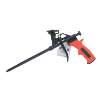 Pistolet à mousse PU professionnel en acier inoxydable 800 ml, qualité industrielle, pour le scellement des fissures dans le béton et les cavités murales