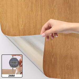 <span class=keywords><strong>Papier</strong></span> <span class=keywords><strong>peint</strong></span> auto-adhésif imperméable à l'eau à effet <span class=keywords><strong>bois</strong></span>, panneaux muraux à coller, décoration, autocollants muraux épais imitant le <span class=keywords><strong>bois</strong></span> - Product Image 5