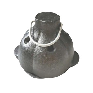 Tolstoy RS-259 Xingtai Poêle de cuisson en fonte épaissie non revêtue pour barbecue, idéale pour l'ail, les mandarines et les châtaignes - Braiser d'extérieur - Product Image 5