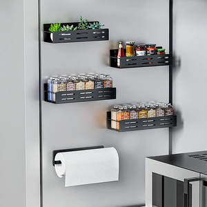 Organizador de Especias Magnético Autoadhesivo Único para Montar en la <span class=keywords><strong>Pared</strong></span> de la Cocina o Refrigerador - Product Image 3