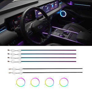 Luz Ambiental LED RGBIC para Auto, Tira Acrílica Sinfónica, Lámpara Interior de Neón para Ford Mondeo/EVOS 2022-2025, Venta al Por Mayor - Product Image 1