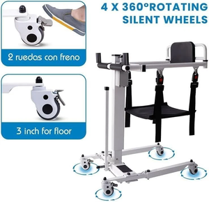 Silla Elevadora Eléctrica para Pacientes con Discapacidad, Elevador de Pacientes para Ancianos, Silla de Ruedas Plegable, Elevador de Transferencia para Vehículos, Ayuda para la Movilidad - Product Image 4