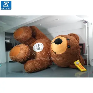 Patung iklan boneka beruang, teddy bear karakter kartun tiup