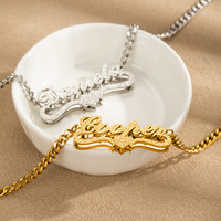 Nouveau Collier Personnalisé Certifié CE TD2026, Pendentif Cœur Double Couche en Acier Inoxydable Sablé pour Fêtes et Événements