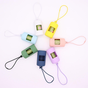 Distributeur de sacs à déjections pour animaux de compagnie avec sacs biodégradables épais pour chiens et chats, type rouleau continu, ABS - Product Image 5