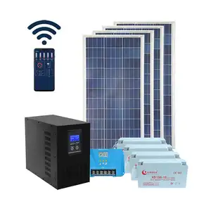 Système de panneaux solaires hybride, 3kw/20kw, 5kw, 10kw, hors réseau électrique, kit solaire complet, pour la maison