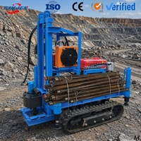 Foreuse rotative hydraulique portable Pailien 100m de profondeur pour puits d'eau / Machine de forage de puits d'eau avec démarrage électrique