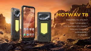 hotwav T8 ตัวเครื่องแข็งแรง ทนทานต่อการกันน้ำและกันกระแทก แบตเตอรี่ขนาดใหญ่ 6200mAh ไฟสำหรับตั้งแคมป์กลางแจ้ง หน้าจอรีเฟรชเรทสูง 120Hz - Product Image 5