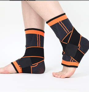Compression <b>Ankle</b> Sleeve With Adjustable Strap <b>Support</b> for Outdoor Sports - Product Image 2