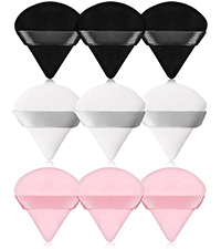 Juego de Esponjas de Maquillaje Sintéticas en Oferta, Esponja Triangular, 14 Piezas, para Maquillaje Líquido, en Crema y en Polvo, Multicolor, Mini Estuche para Esponjas (A-Morado) - Product Image 3