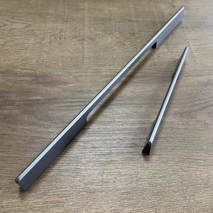 MLP11 Möbelbeschläge Metall Aluminiumlegierung Schrank CNC-gefertigter Küchengriff in Grau - Product Image 2