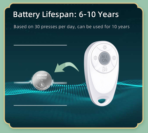 อะแดปเตอร์ซ็อกเก็ตไฟ E26ไร้สาย/E27พร้อมรีโมทควบคุมไฟ500วัตต์300ฟุตชุดสวิตช์ไฟ <span class=keywords><strong>RF</strong></span> อายุการใช้งานยาวนาน - Product Image 6