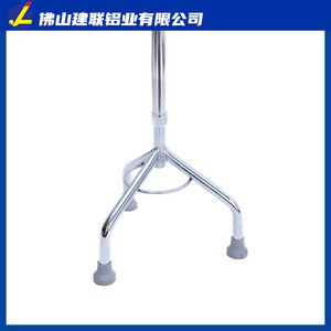 Canne télescopique en alliage d'aluminium Foshan, hauteur réglable, argentée, capacité de 300 lb, bâton de marche médical pour personnes âgées - Product Image 5
