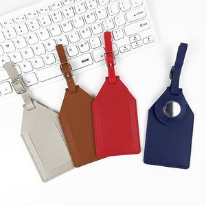 Solid Color PU Luggage <b>Tag</b> Anti-Lost Fashion <b>Name</b> <b>Tag</b> Letter Pattern Boarding Pass-Cheap Accessory - Product Image 5