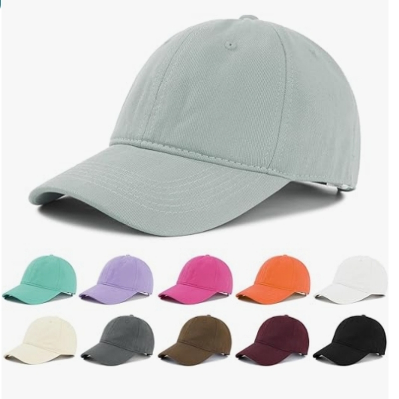 Unisex Cotton Embroidery Logo Baseball Hats