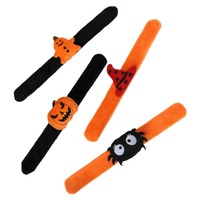 Pulseras Reutilizables y Duraderas de Estilo Terrorífico para Halloween, Recuerdos de Fiesta para Niños, Diseños Surtidos, Decoraciones de Halloween