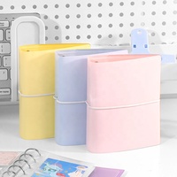 Jelly fait à la main 20mm Anneaux Macaron Colored M5 Binder Planner Holographic Cover With O Rings Mini Hand Book Accessories.