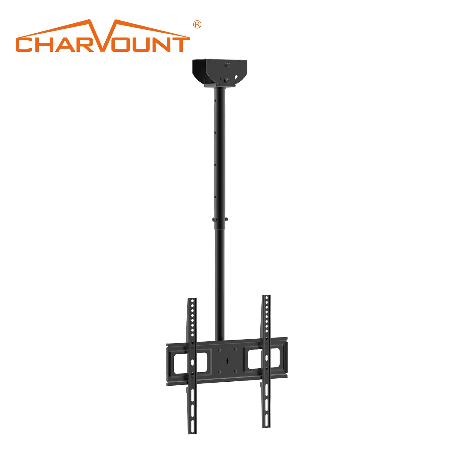 Charmount LCD ขายึดทีวีหมุนได้ 360 องศา MAX VESA 400*400 มม. ลิฟท์ทีวีแบบหล่นลงแบบเลื่อนติดเพดานทีวี