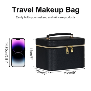 OBOX Ins Style Cosmetics case Makeup <strong>Bag</strong> With Foldable Mirror Thin Profile for Easy Storage in Laptop <strong>Bags</strong> - Product Image 6