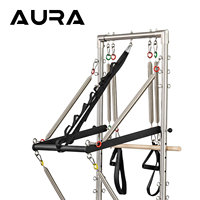 Reformer en érable durable et silencieux avec demi-trapeze, machine de Pilates pour la maison