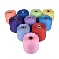 Hot Selling 100% Polyester Ring Spun Fancy Yarn Dyed High Tenacity Eco-Friendly Anti-Bacteria Sewing Yarn