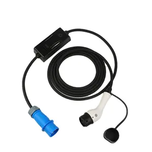 Cargador portátil EV para coche eléctrico, 16A, 3,5kw, 7KW, tipo 2, gran oferta