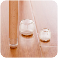 Protection de pieds de chaise et de table en silicone et plastique de forme ronde, antidérapante, protège-meubles, capuchons de pieds de chaise