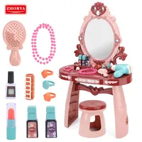 Yizhorya-kit de cosmétiques beauté, ensemble de table de maquillage, jouets pour fille, vente en gros