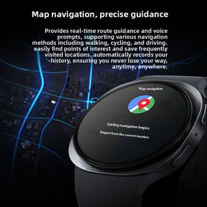 Reloj Inteligente con Asistente de Voz IA para Hombre <span class=keywords><strong>y</strong></span> Mujer, Pantalla AMOLED, Resistente al Agua IP68, Caja de Aleación, Monitor de Actividad Física con 8GB de Almacenamiento - Product Image 3
