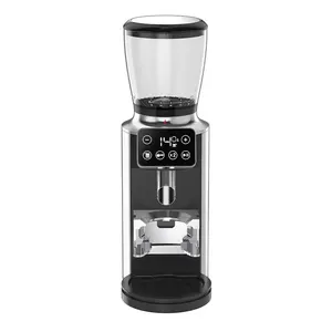 Custom adjustable digital a electric spice and rcoffee grinder stainless mill stone burr coffee bean grinder