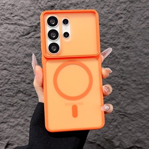 เคสโทรศัพท์แม่เหล็กใสหรูหราแบบด้าน สำหรับ Samsung Galaxy S26 S25 S24 Ultra ป้องกันแรงกระแทก รองรับการชาร์จไร้สาย - Product Image 4