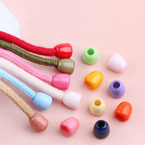 Groothandel Verstelbare Ovale Plastic Stop Kleurrijke Koord Einde Voor Hoodie Trekkoord - Product Image 1