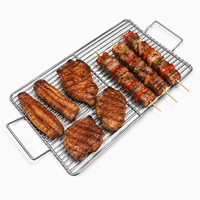 Grille de barbecue en acier inoxydable 304 pour brochettes de viande et légumes