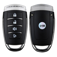 ABS Acrylique 4 Touches Duplicateur Universel Sans Fil RF 433mhz Télécommande Électrique Porte Portes Garage Porte Clone