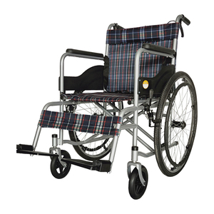 Plaid rojo con silla de ruedas con el <span class=keywords><strong>tocador</strong></span> <span class=keywords><strong>para</strong></span> personas mayores - Product Image 2