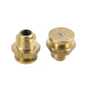 Raccordo Idraulico a Testa Tonda IMPA 617630-38, Nipplo per Grasso in Ottone - Product Image 1