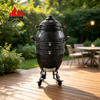 KIMSTONE Nouvelle tendance Four Tandoor 21 pouces XL Machine à poulet de qualité supérieure Ensemble Tandoor Asie pour cuisine extérieure