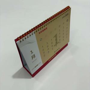 ปฏิทินตั้งโต๊ะแบบพลิกหน้า ดีไซน์เรียบง่าย สำหรับธุรกิจ ใช้ตกแต่ง พิมพ์ออฟเซ็ต รับผลิตตามแบบ (OEM)  พร้อมเข้าเล่ม ปฏิทินกระดาษดิจิทัล - Product Image 6