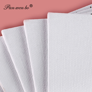 Panwenbo 12 gói 8x10 inch trước khi vẽ bướm hoa vải pre-in canvases cho bức tranh cho SIP và sơn bên - Product Image 4