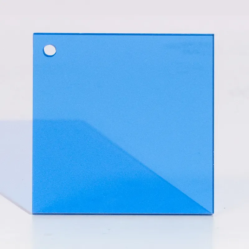 Himmelblau 3 mm/5 mm Acrylblech, Rohmaterial, Transparenz-Acryl, kundenspezifische Plexiglas-Blätterbearbeitung, 3 mm/5 mm