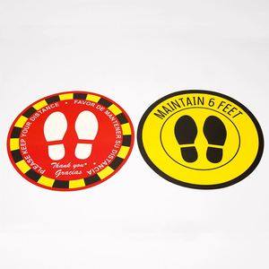 Pegatinas de Suelo Personalizadas para Mantener Distancia, Señalización de Seguridad Antideslizante para Lugares Públicos - Product Image 6