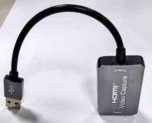 Venta caliente HDMI a USB Tarjeta de captura de video 1080P <span class=keywords><strong>para</strong></span> transmisión de video en vivo Grabar a través de DSLR Videocámara Action Black Silver Cam - Product Image 2