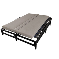 Canapé-lit pliant en métal de haute qualité Lit pliant à cadre en métal avec matelas