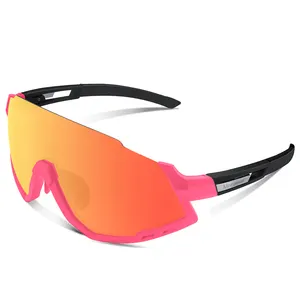 Toptan güneş gözlüğü erkek çocuk bisikleti-VICTGOAL bisiklet gözlük erkekler polarize spor güneş gözlüğü UV400 motokros gözlük